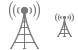 Cell tower icons