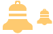 Christmas bell icons