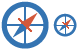 Compass icons