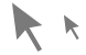 Cursor arrow icons