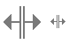 Cursor V split icons