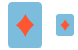 Diamonds card icons