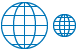 Globe icons