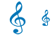 Music notation icons