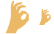 OK gesture icons