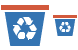 Recycle bin icons