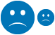 Sad smile icons