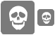 Skull button ico