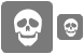 Skull button icons