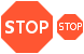 Stop sign ico