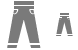 Trousers icons