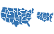USA map ico