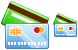 Bank cards icons