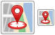 Current location icons