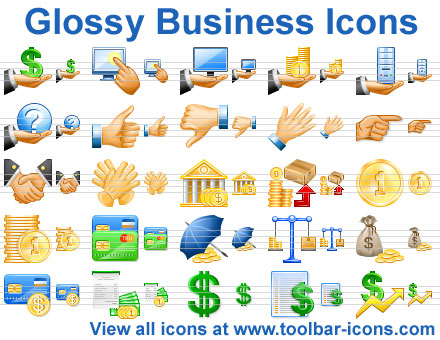 Screenshot for Glossy Business Icons 2011.3