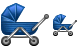 Baby carriage icons