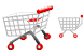 Metal shopping cart