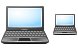 Notebook computer icons