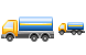 Tank truck icons