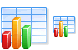 3d chart for table icons