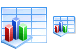 3d diagram for table icons