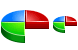 3d pie chart icon