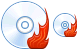 Burn CD icon