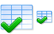 Check table icons