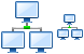 Computer network icons