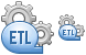 ETL process icons