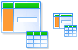 Nested table icons