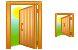 Open door icon