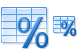 Percent value icon