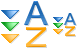 Sorting A-Z icon