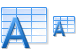 Table font icons