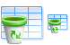 Trash table icon