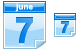 Calendar icons