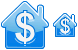 Mortage loan icons