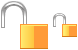 Open lock icons
