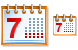 Calendar icons