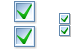 Check boxes icons