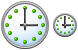 Clock icons
