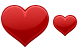 Heart icons