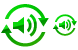 Audio converter icons