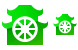 Buddhist temple icons