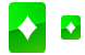 Diamonds card icons