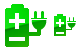 Electric power icons