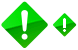 Exclamation icons