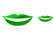 Hollywood smile icons