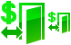 In-home banking icons